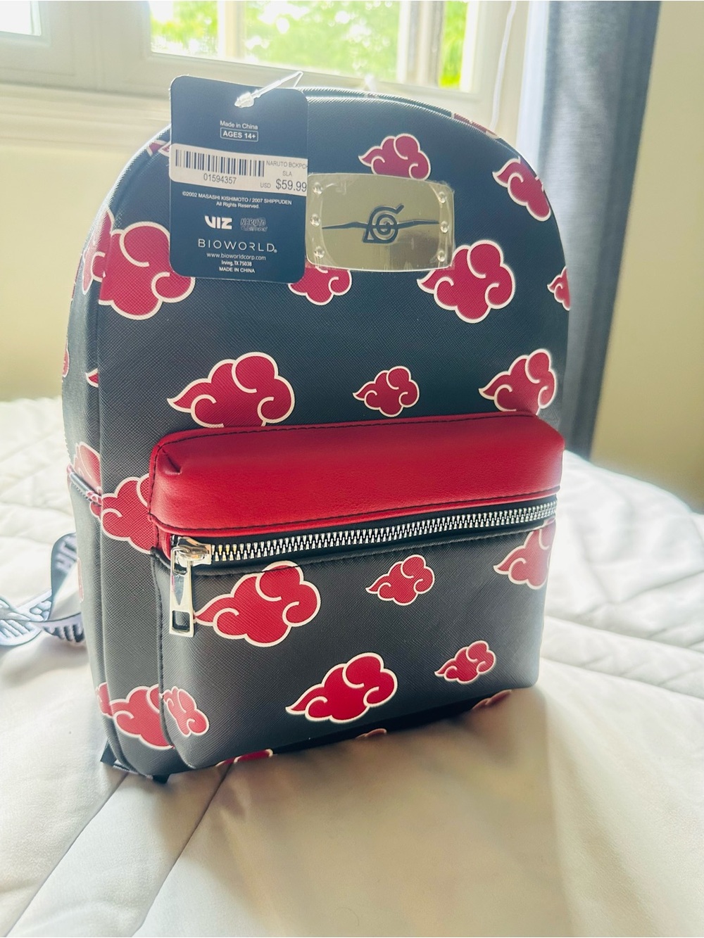 Naruto backpack BNWTs
